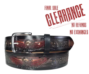 "The Live 2 Ride" Leather Belt