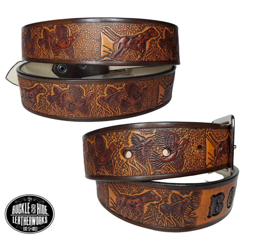 "The Retriever" Leather Belt