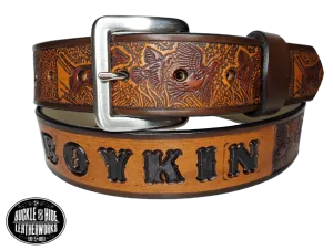 "The Retriever" Leather Belt