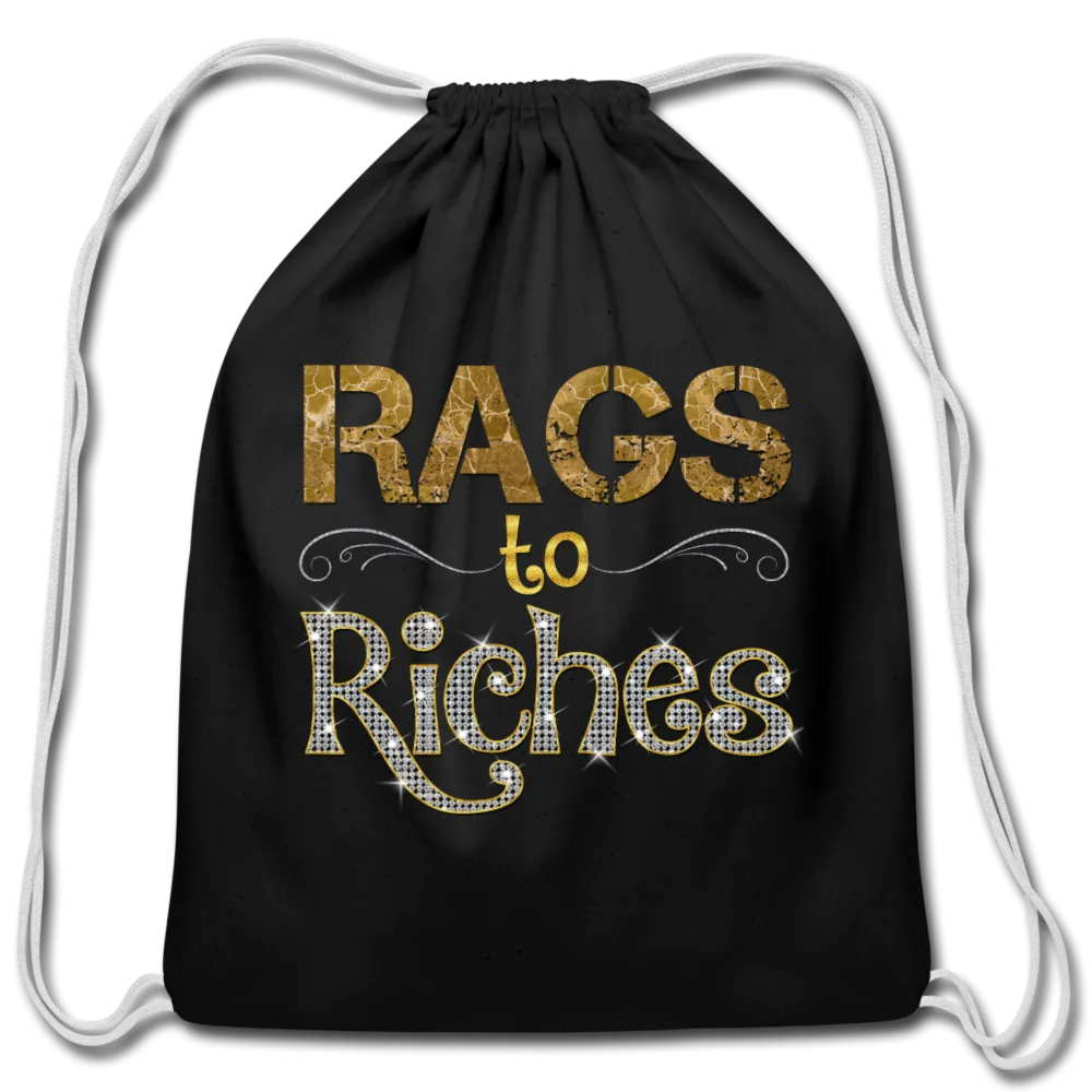 Rags to Riches Cotton Drawstring Bag