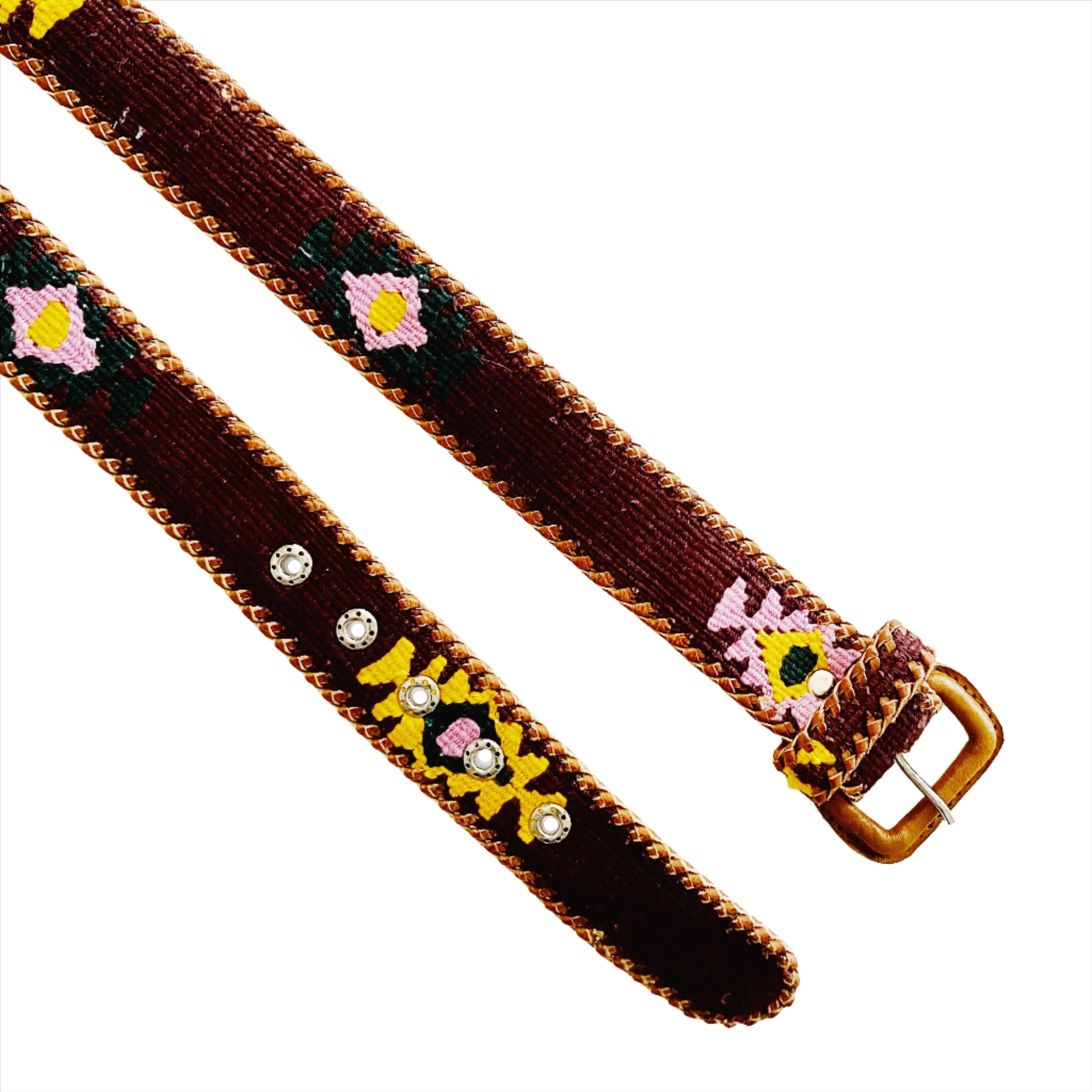 Rancho Belt - Dark Brown Multi