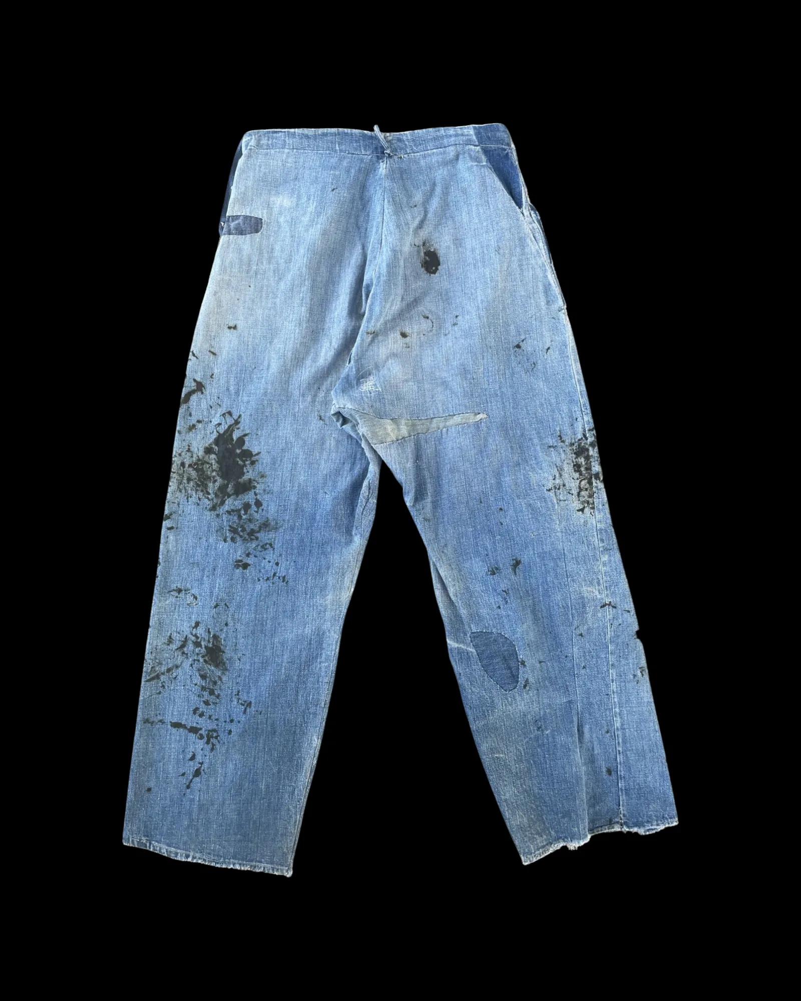 Rare Depression Era Late 1920s/ Early 1930s Side Button Denim