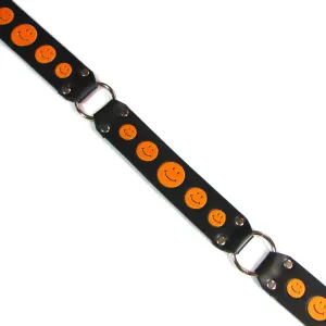RB-118  1 1/2" Ring Belt- Happy Face