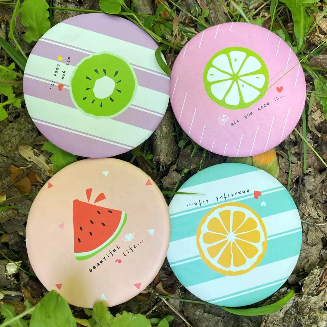 Red Watermelon Compact Makeup Mirror