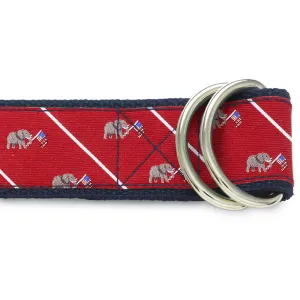 Republican Red - D-Ring Belts