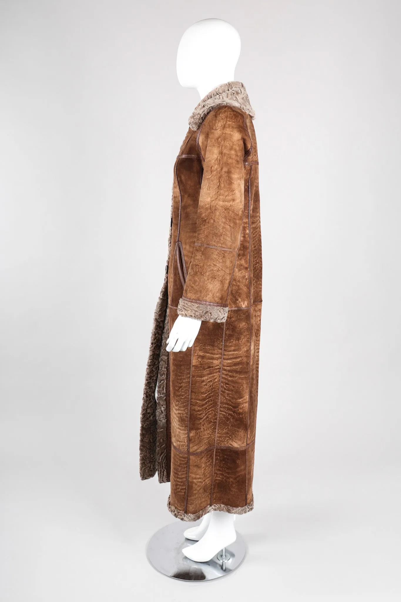 Reversible Shearling Lamb Coat
