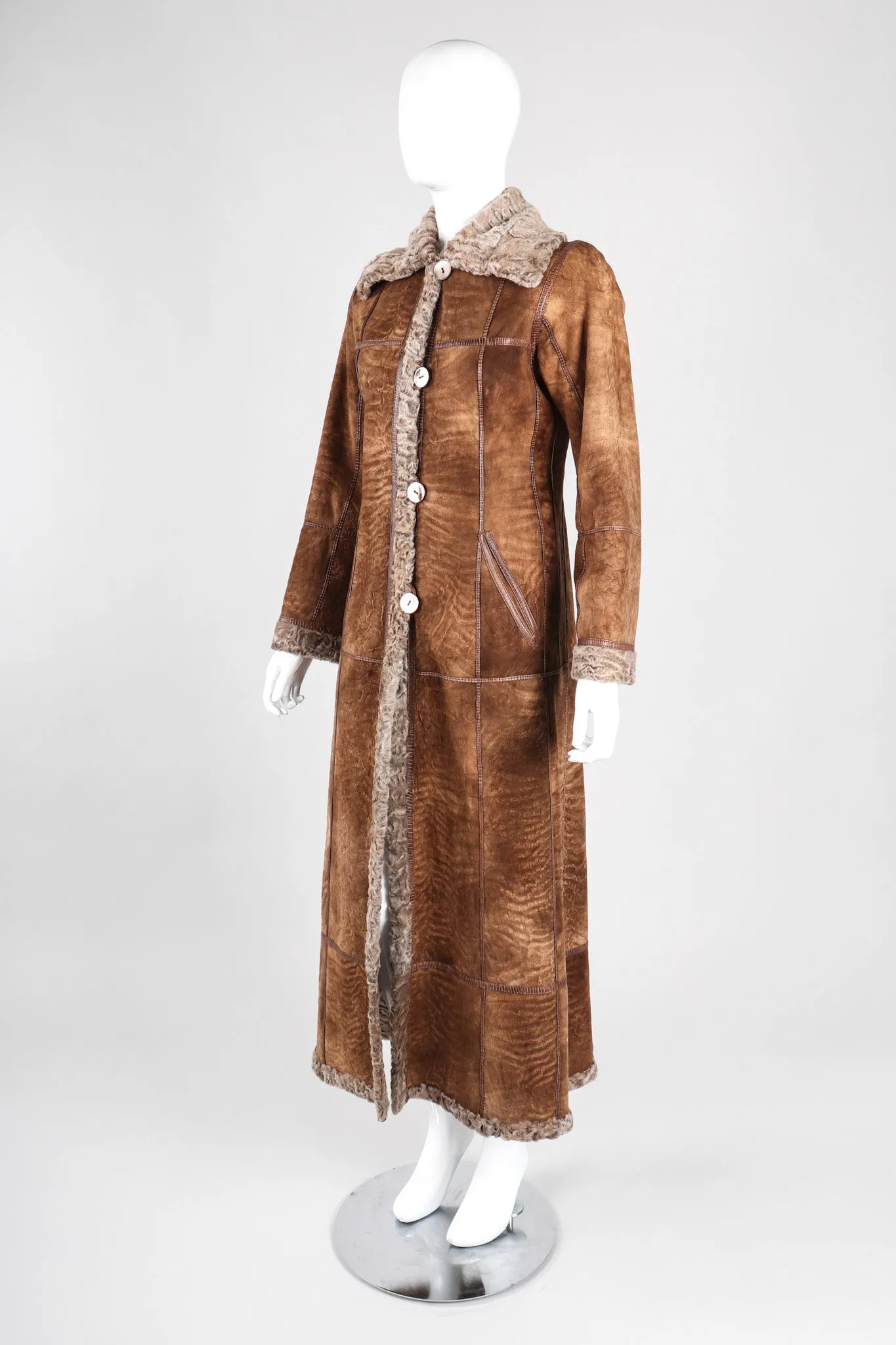 Reversible Shearling Lamb Coat