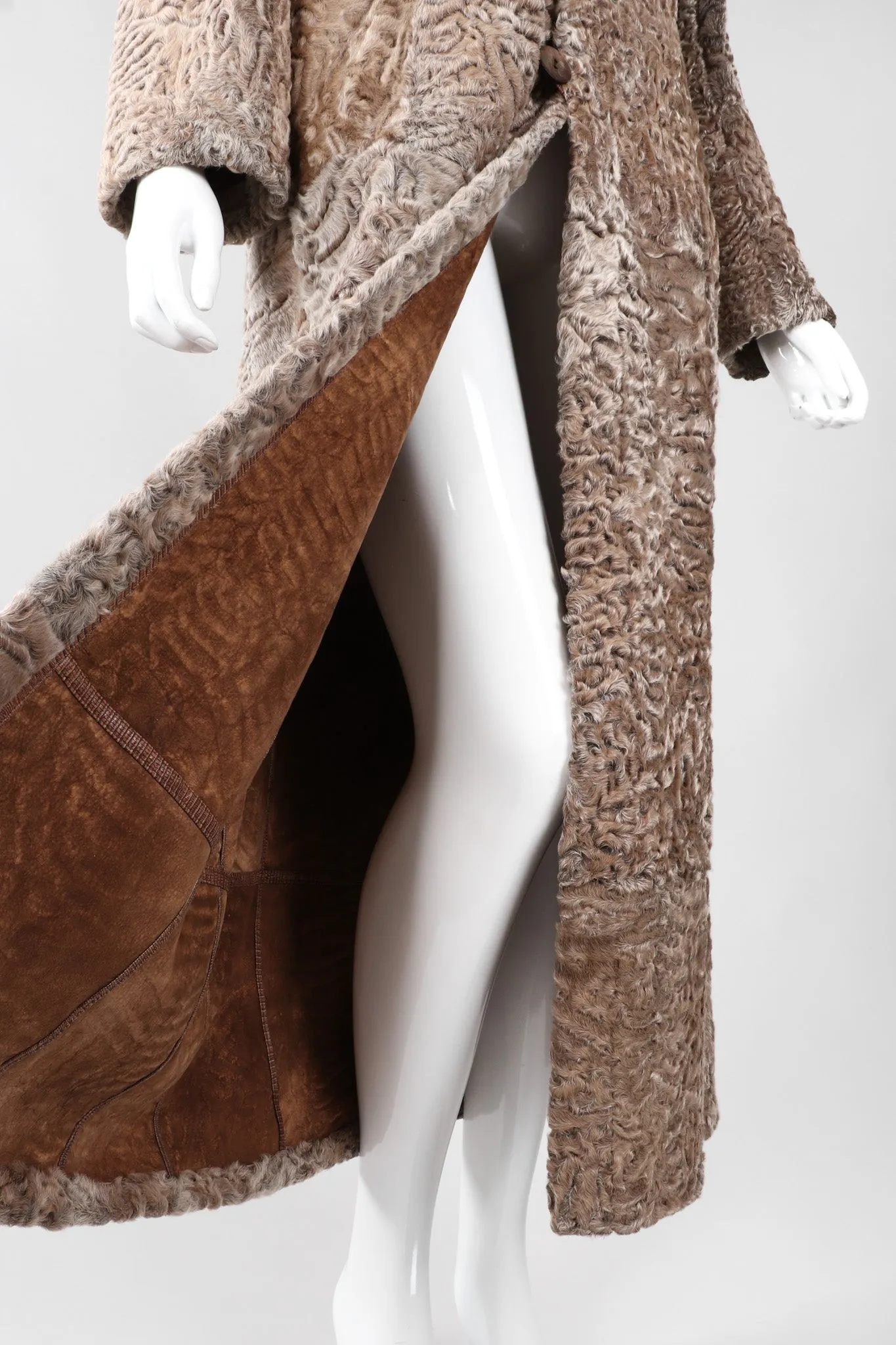 Reversible Shearling Lamb Coat