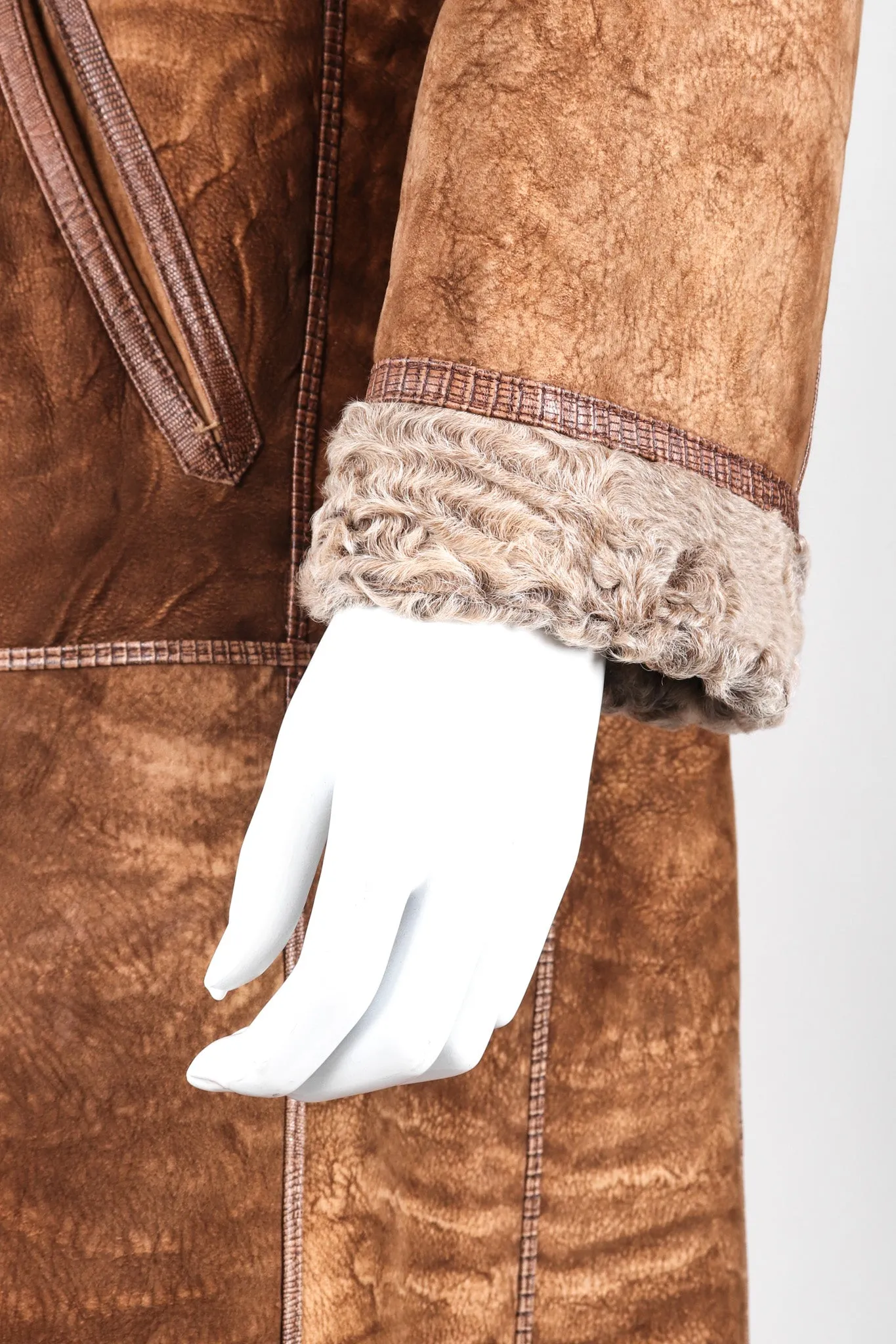 Reversible Shearling Lamb Coat