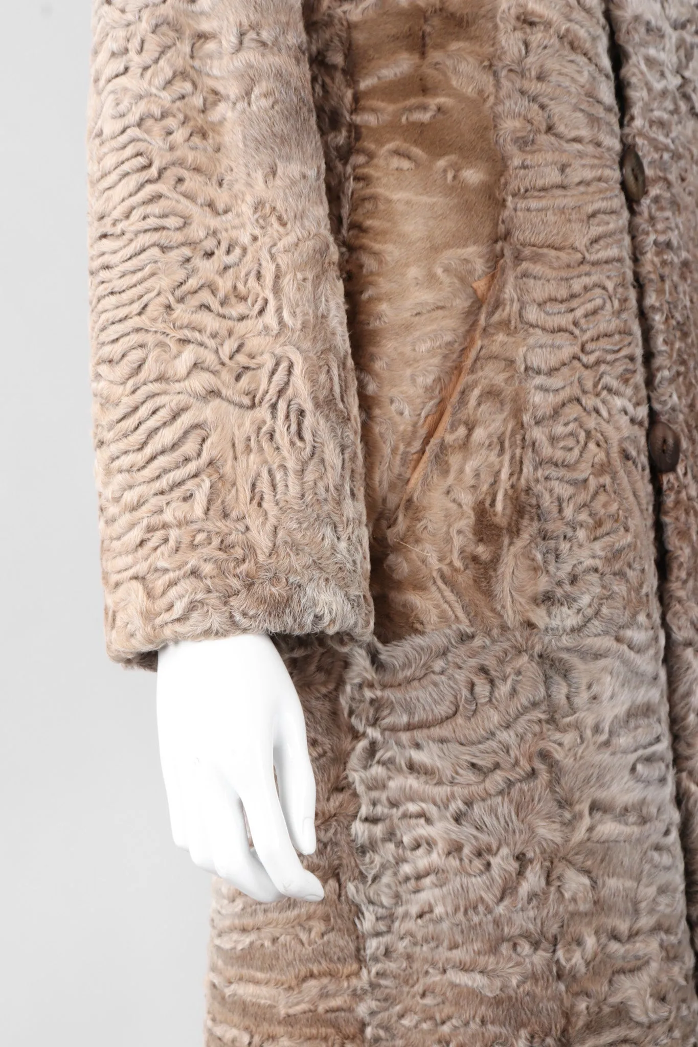 Reversible Shearling Lamb Coat