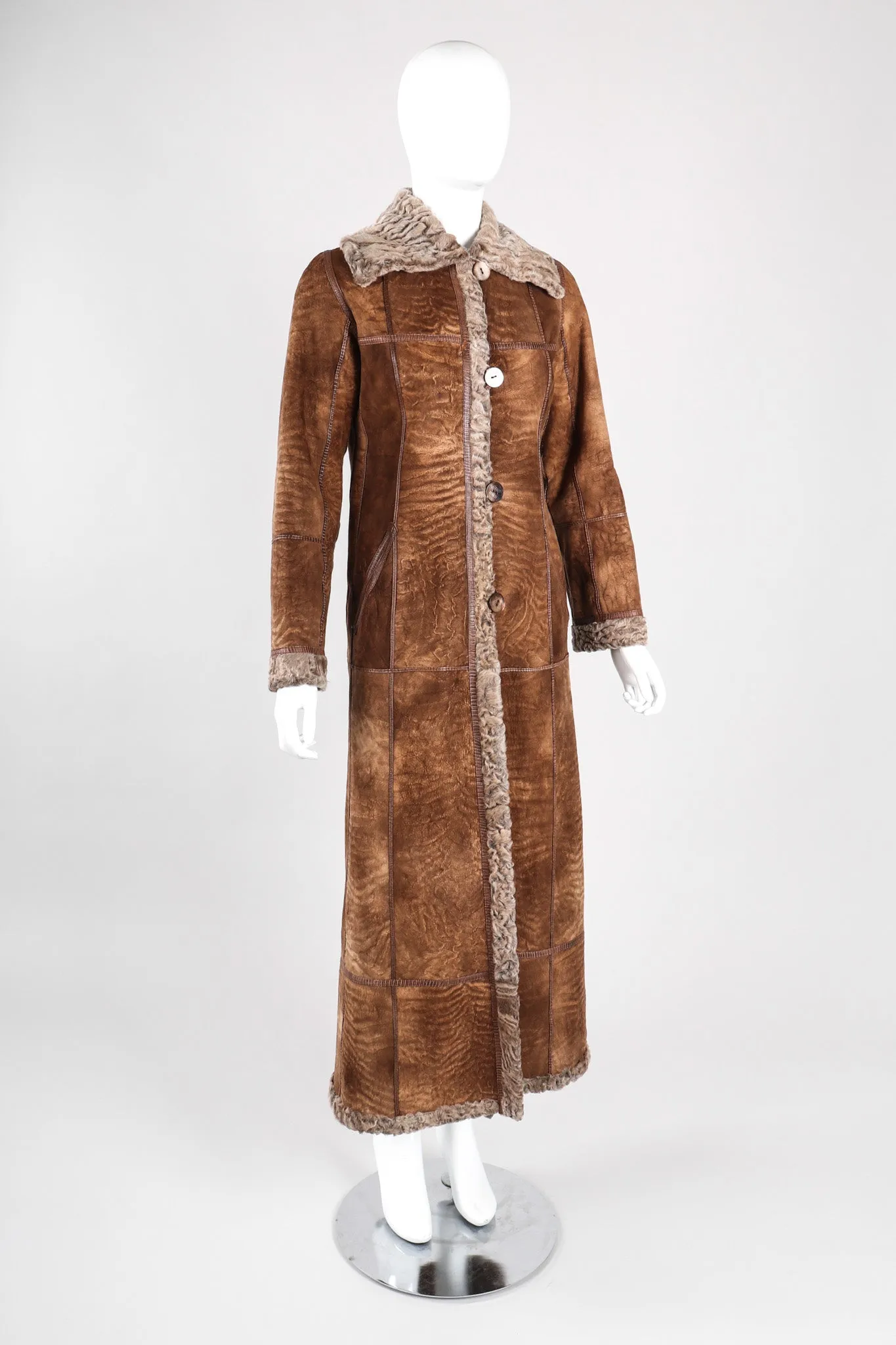 Reversible Shearling Lamb Coat