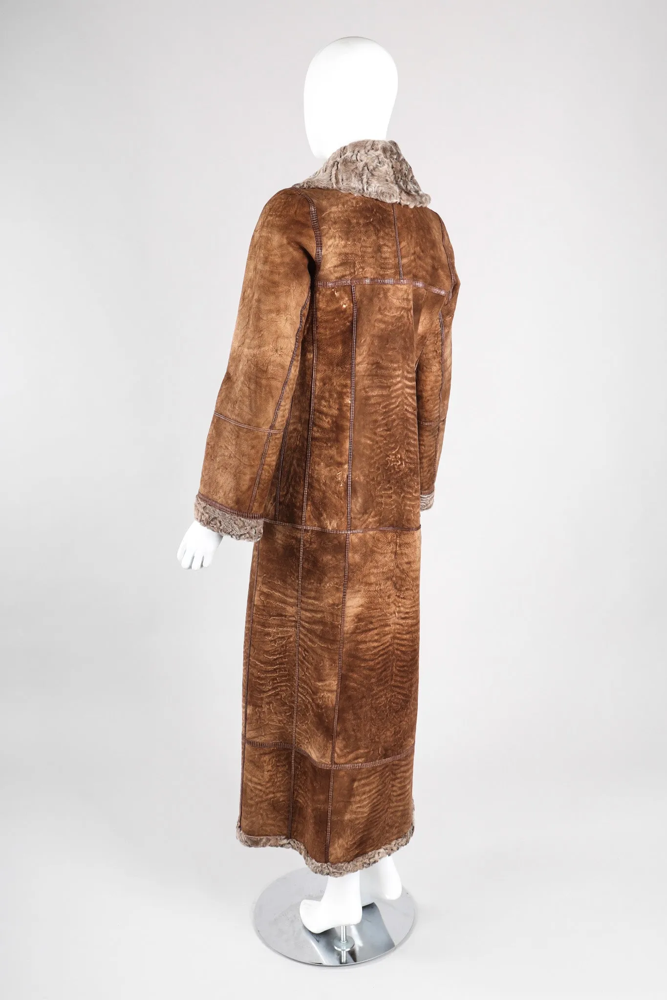 Reversible Shearling Lamb Coat