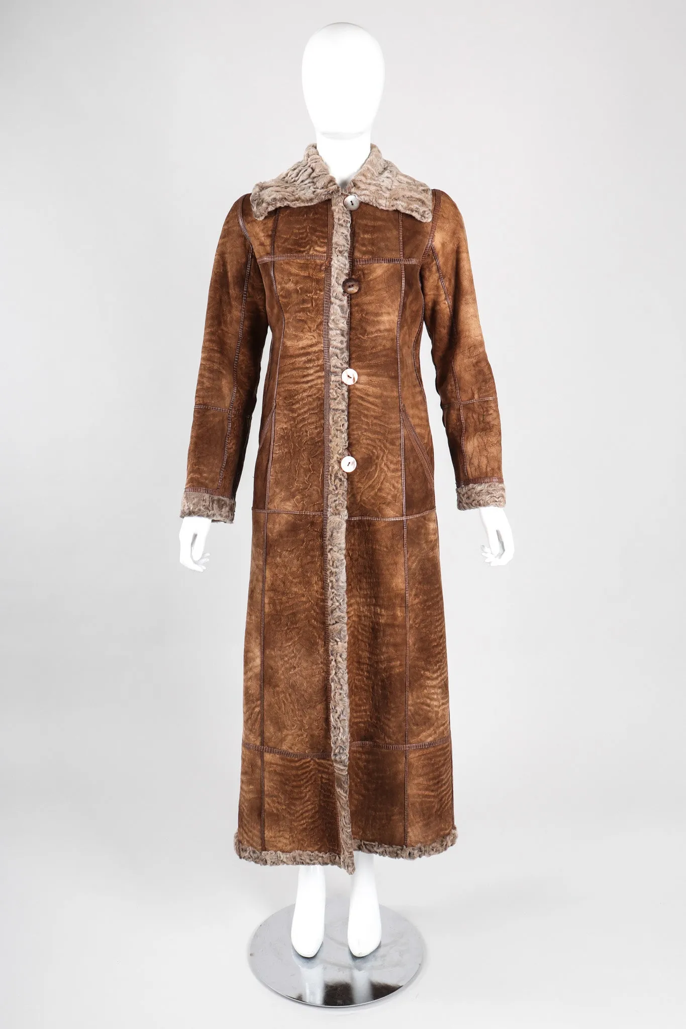 Reversible Shearling Lamb Coat