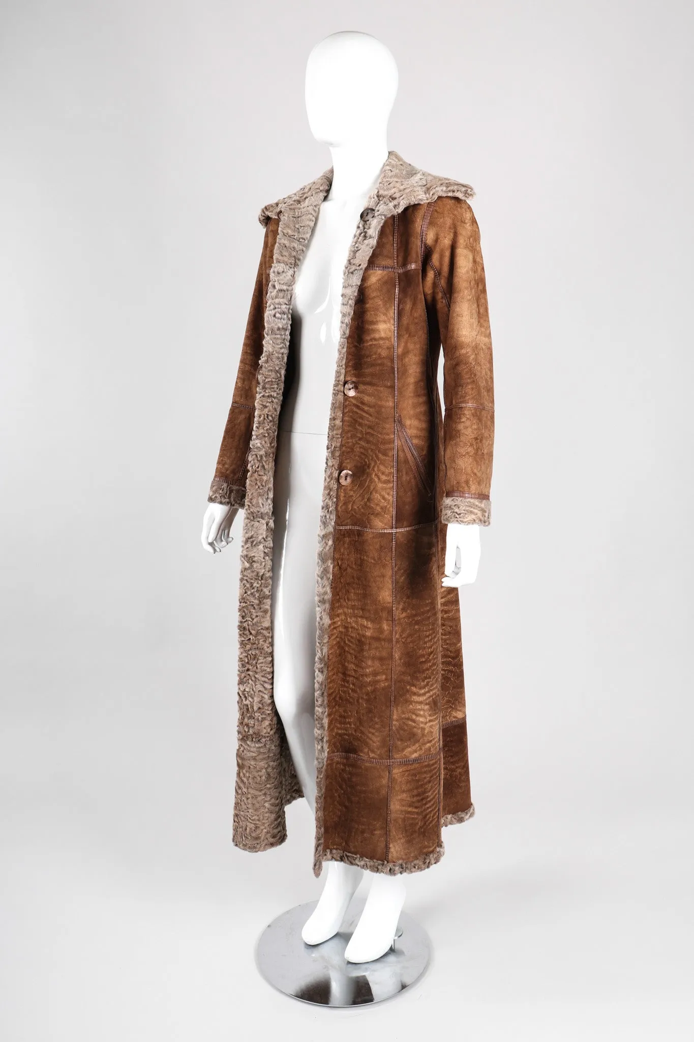 Reversible Shearling Lamb Coat