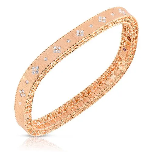 Roberto Coin 18k Gold Diamond Bangle