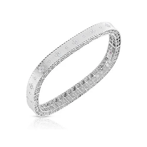 Roberto Coin 18k Gold Diamond Bangle