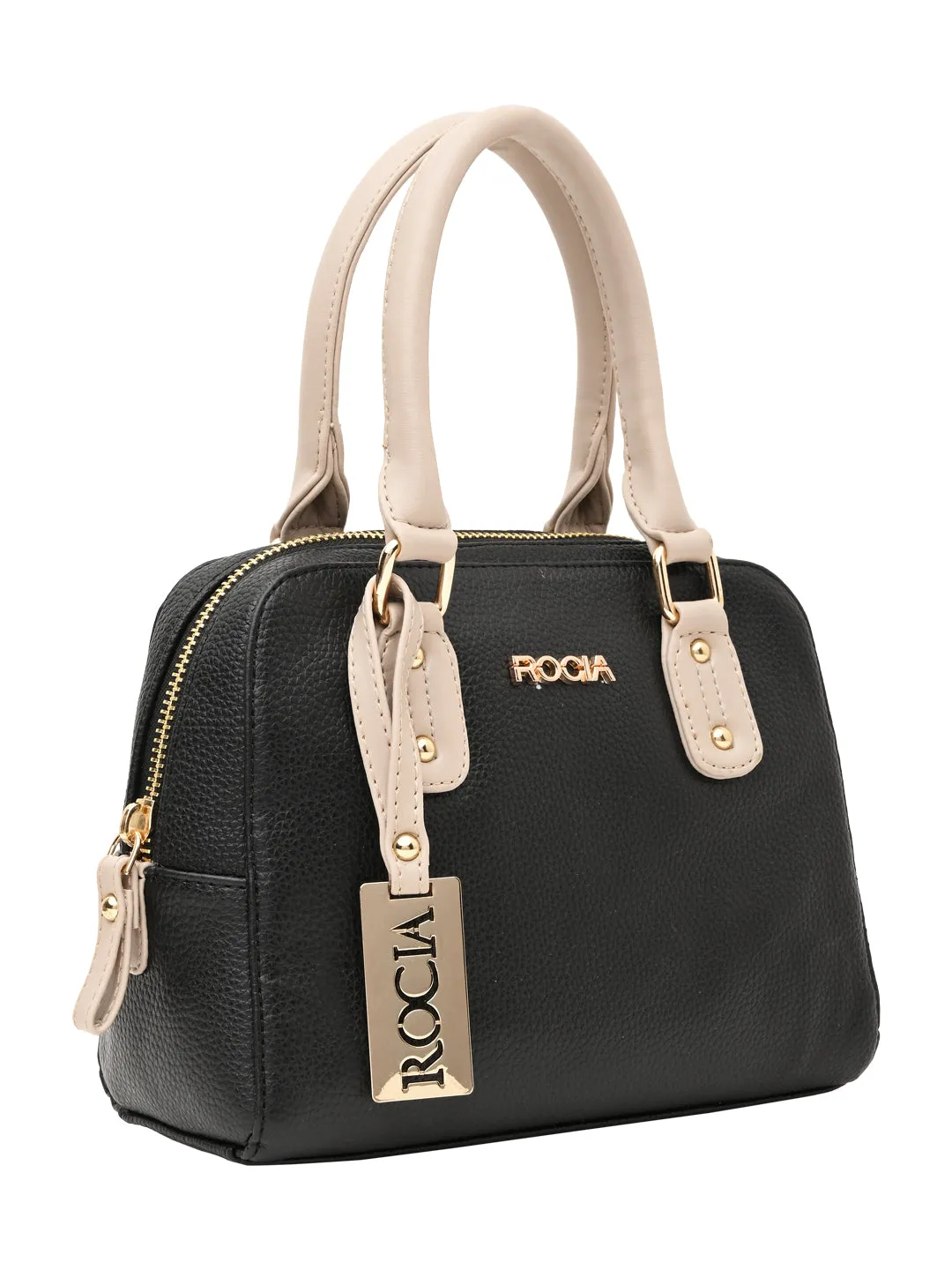 Rocia By Regal Black Women Cute Small Drymill Handbag