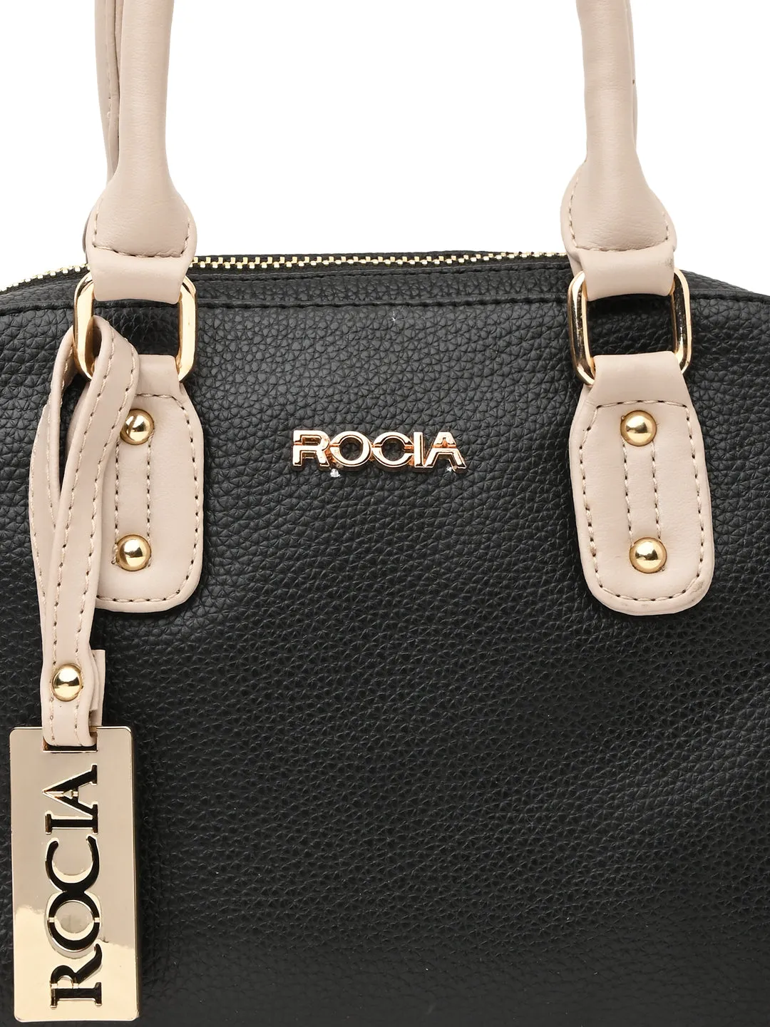 Rocia By Regal Black Women Cute Small Drymill Handbag