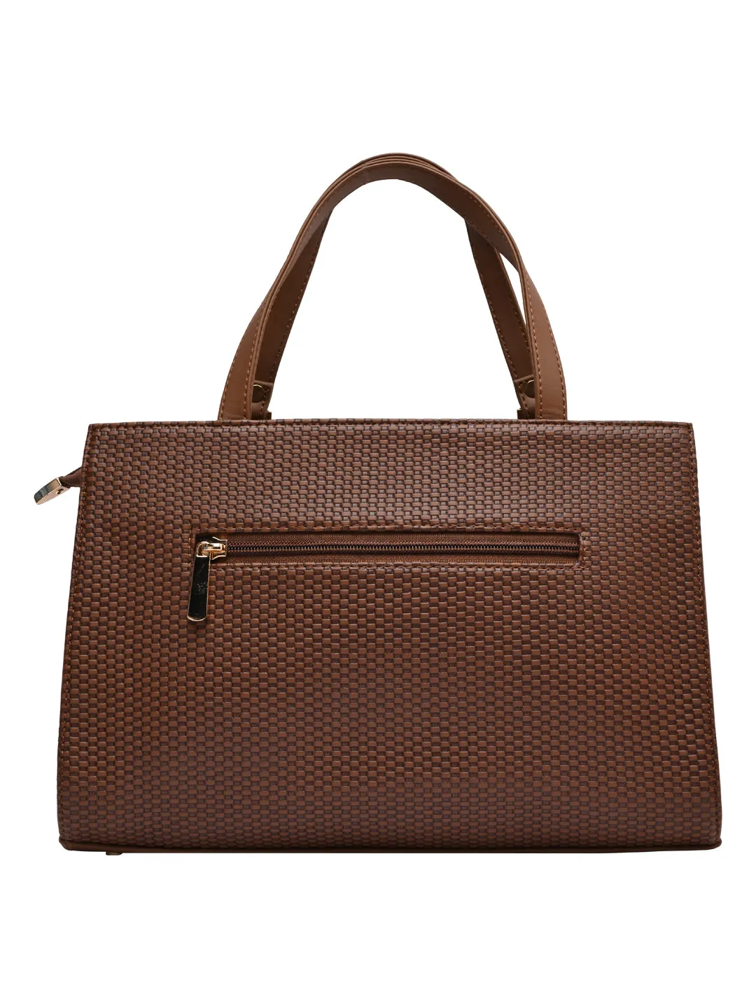 Rocia By Regal Brown Women Textured Handbag