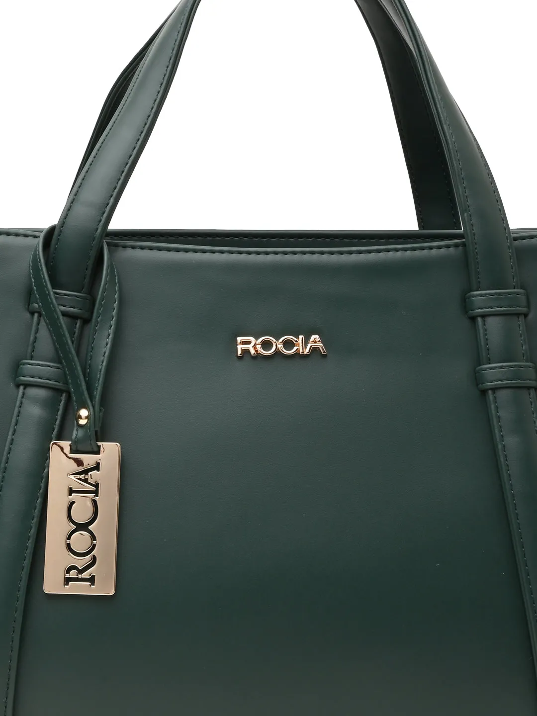 Rocia By Regal Green Women Solid Multi Compartent Work Bag