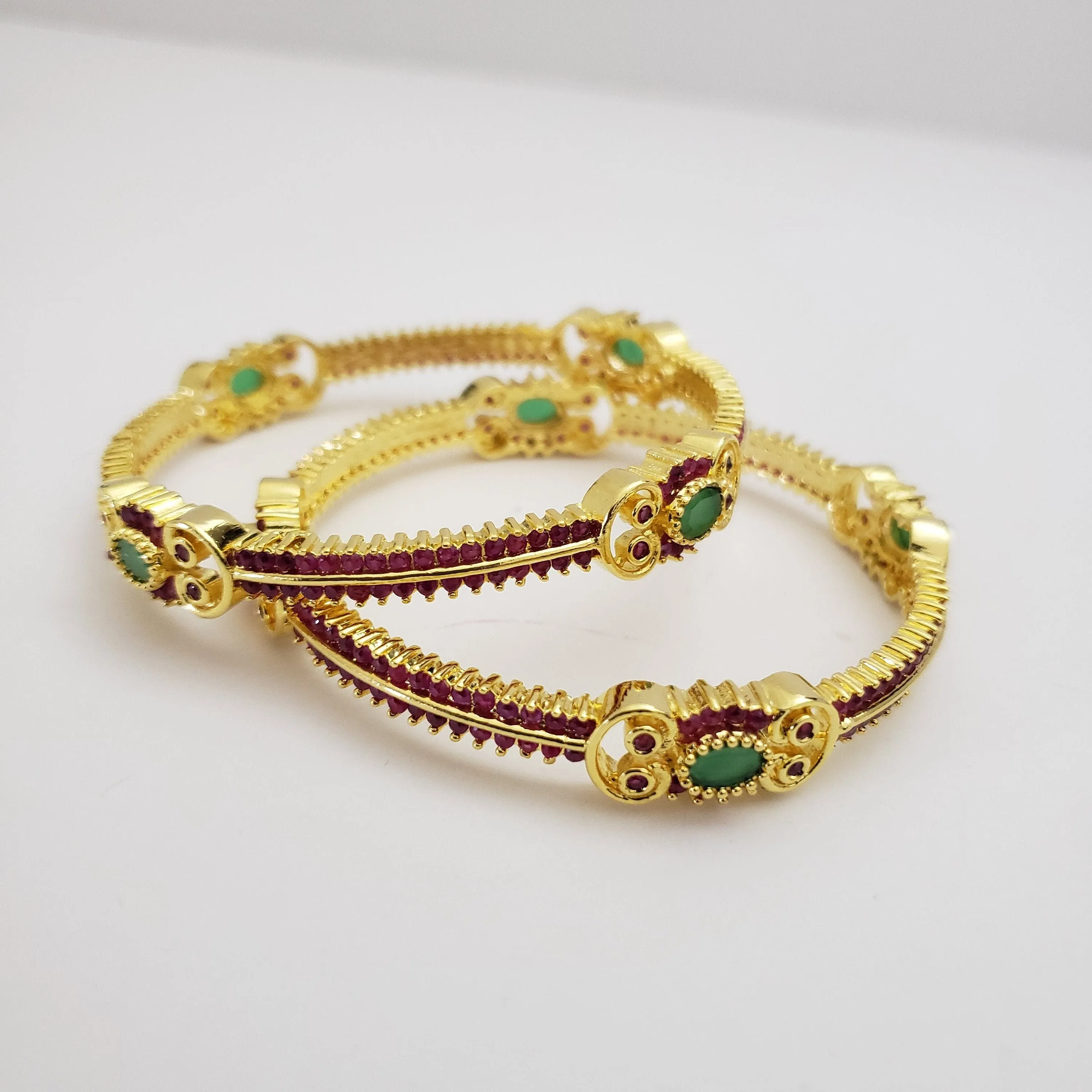 Ruby Bangles Set