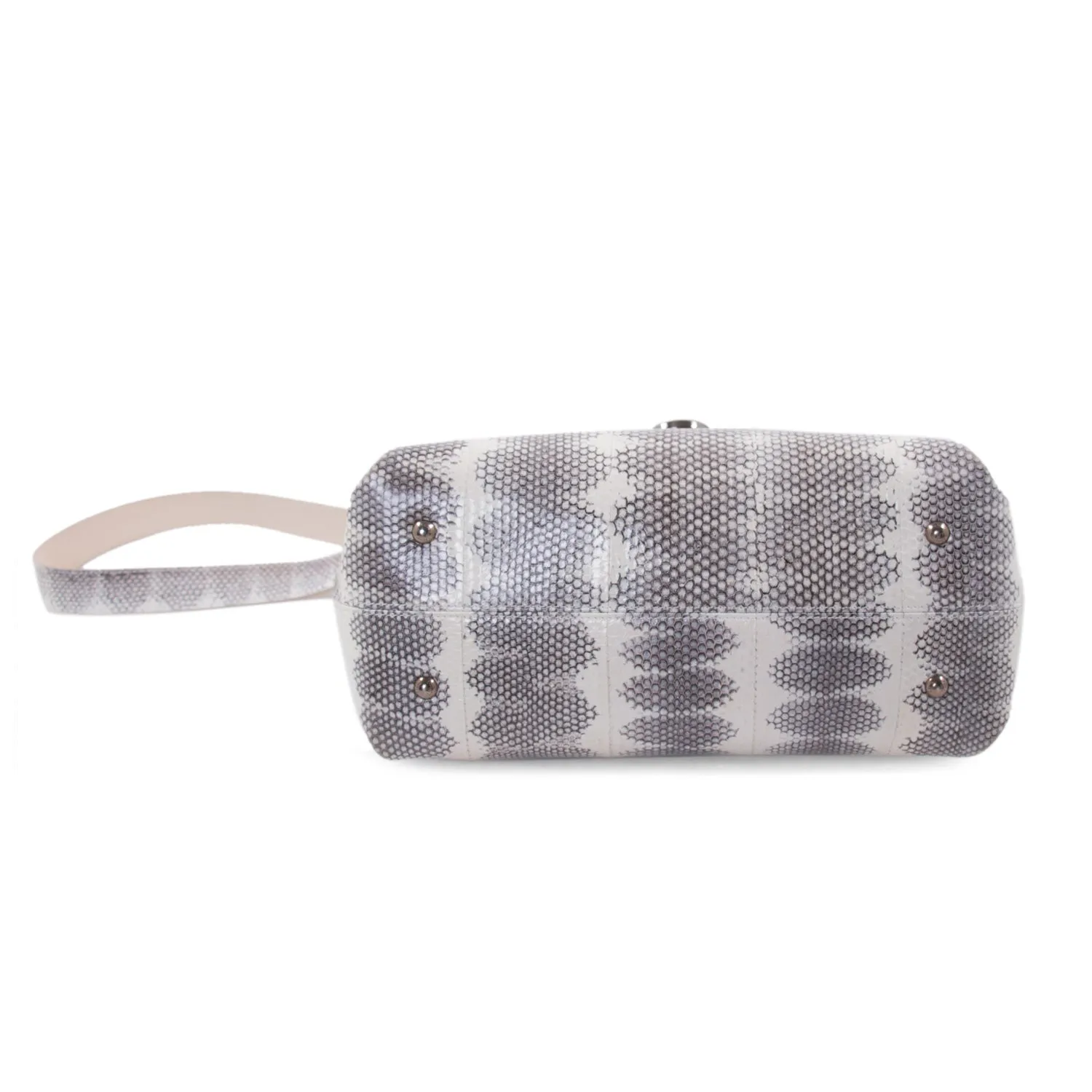 Salvatore Ferragamo Snake Skin Sofia Satchel