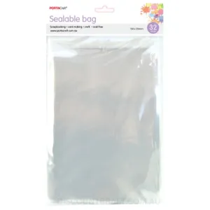 Sealable Bags 150x210mm 32pk