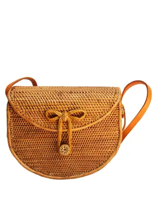 Sedna Rattan Saddle Bag ::RET
