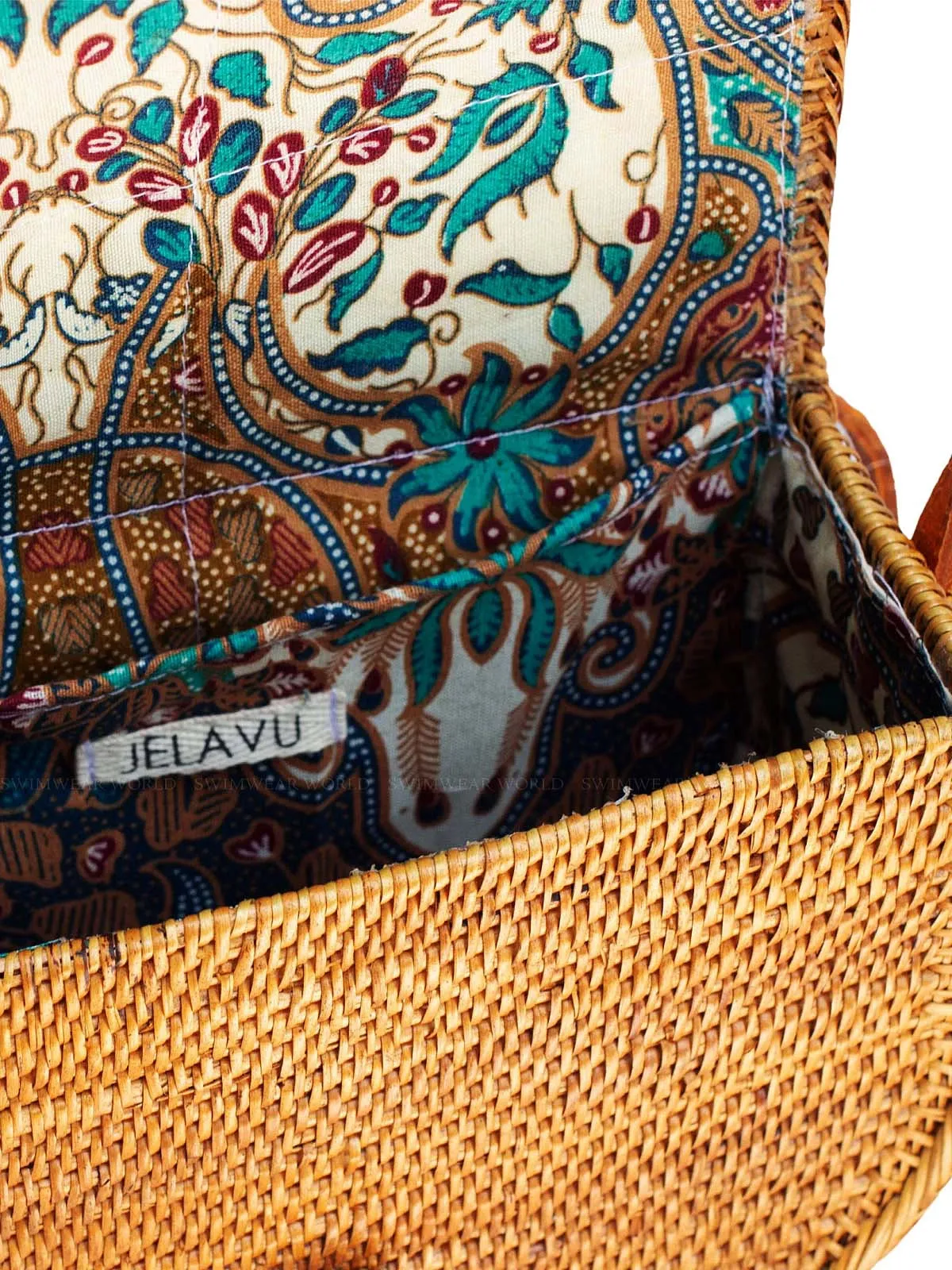 Sedna Rattan Saddle Bag ::RET
