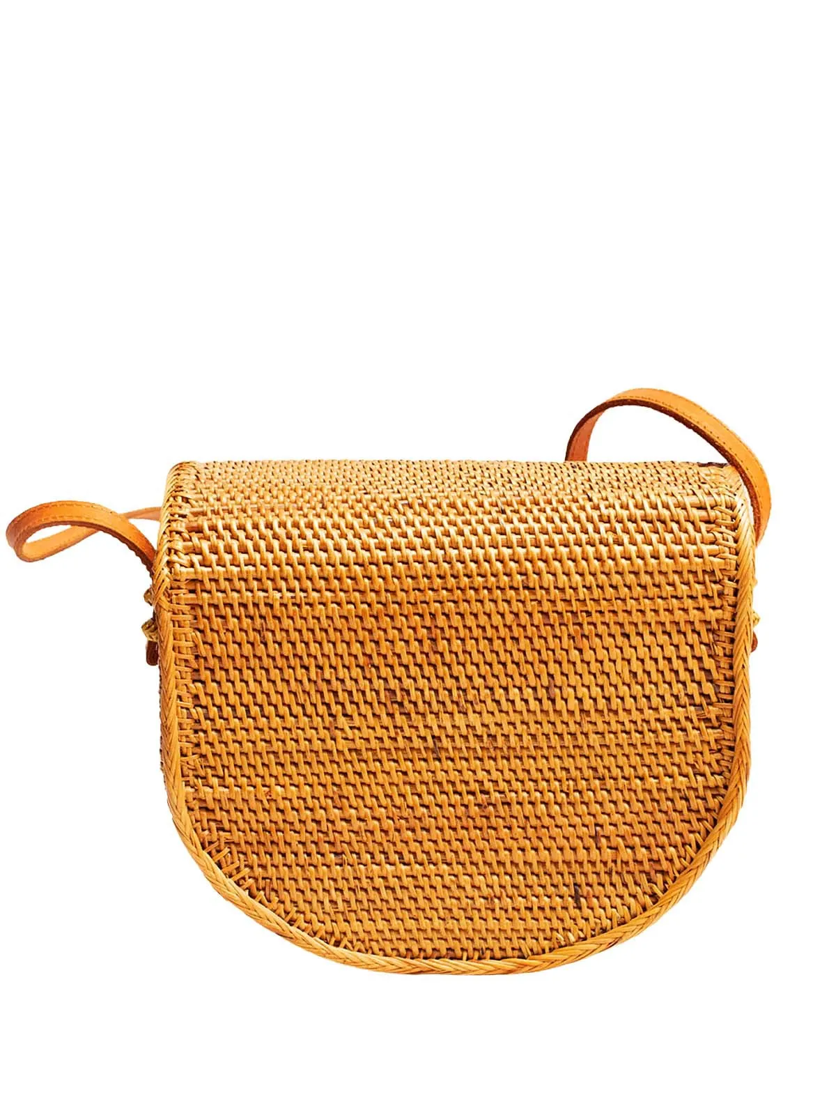 Sedna Rattan Saddle Bag ::RET