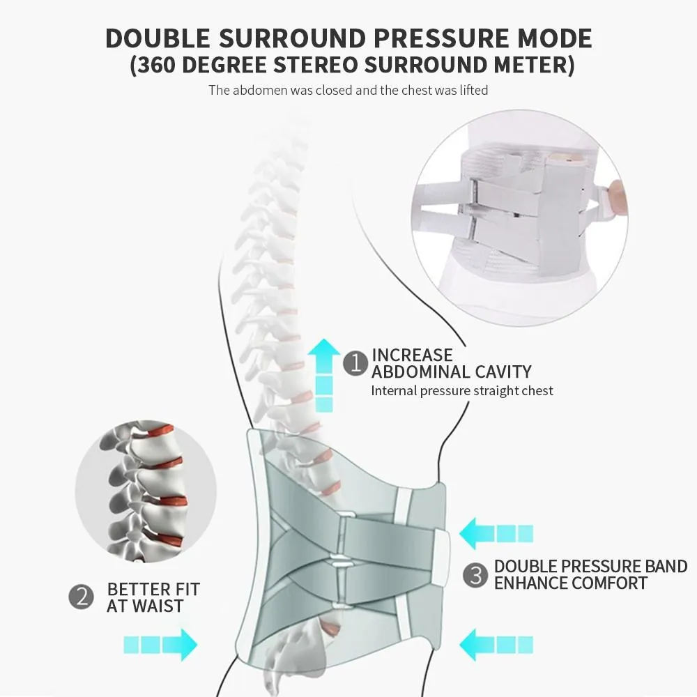 Self-heating Magnetic Steel Plates Waist Support Back Brace Belt