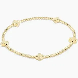 Signature Cross Small 2MM - Gold