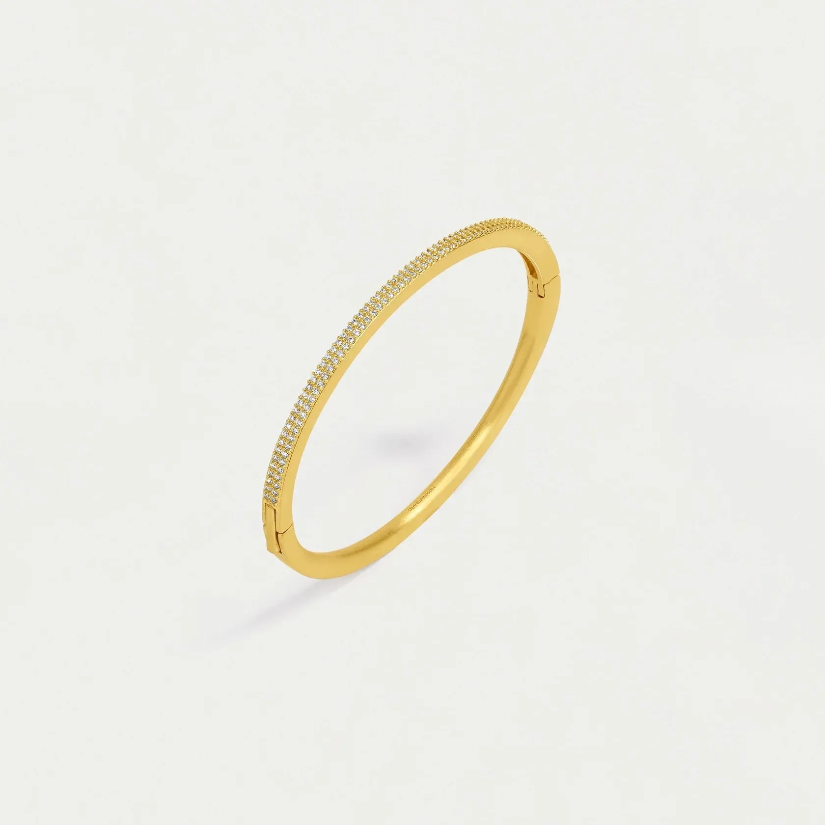 Signature Pave Hinge Bangle