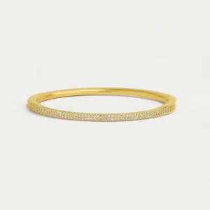 Signature Pave Hinge Bangle