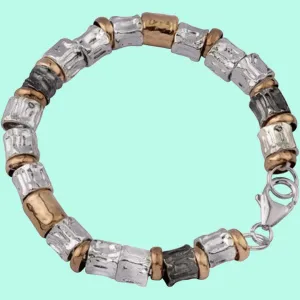 Silver and goldfilled bracelet sterling silver bracelets