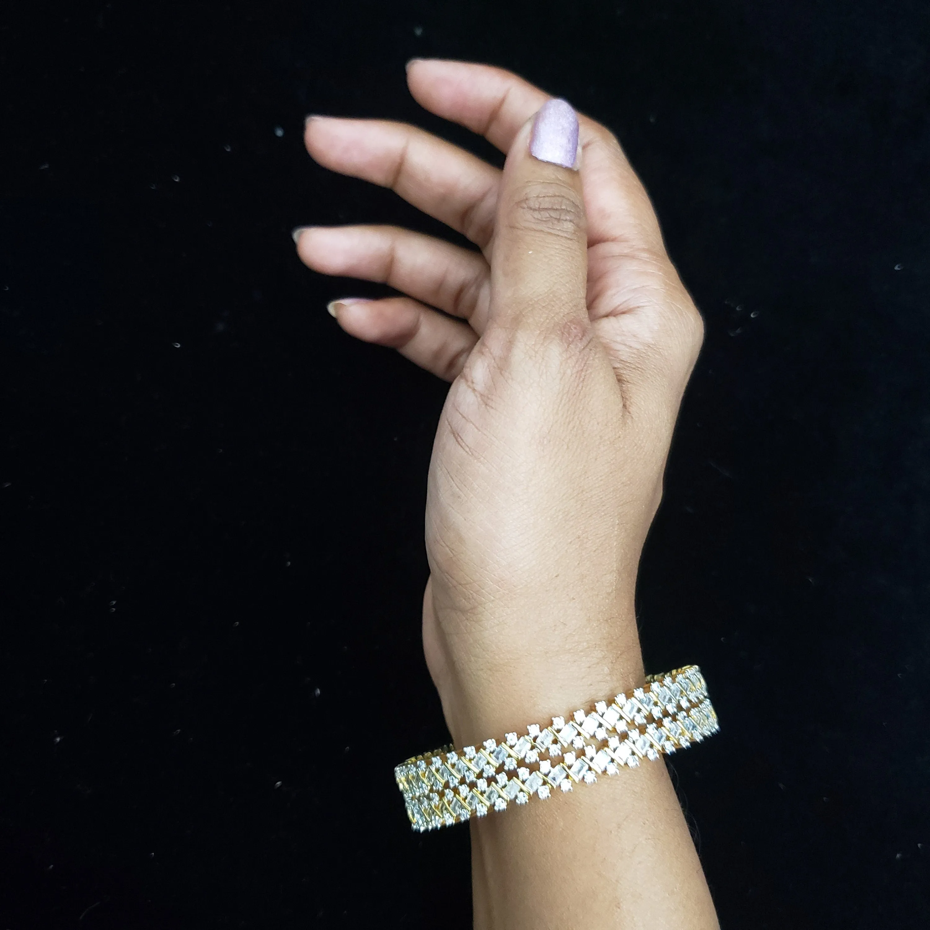 SILVER toNE Bangles Set