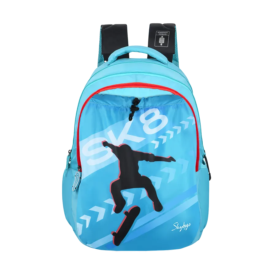 Skybags Squad Nxt 03  School Backpack Sky Blue