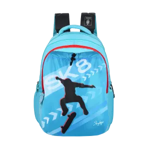 Skybags Squad Nxt 03  School Backpack Sky Blue