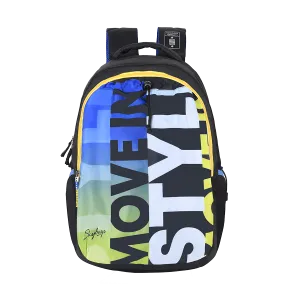 Skybags Squad Nxt 05  School Backpack Black