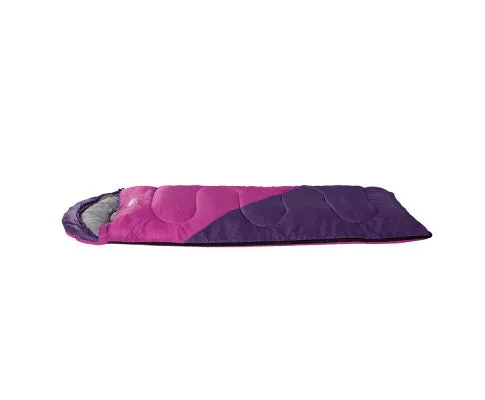Sleeping Bag Bags Kid 172cm Camping Hiking Thermal Pink