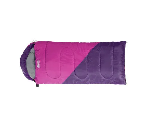 Sleeping Bag Bags Kid 172cm Camping Hiking Thermal Pink