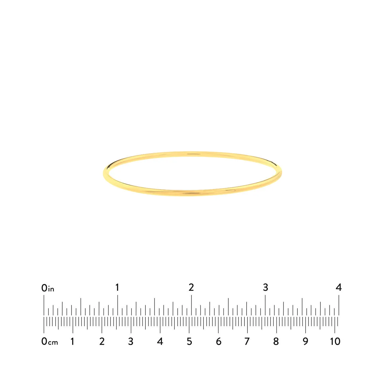 Slip-On Polished Tube Bangle