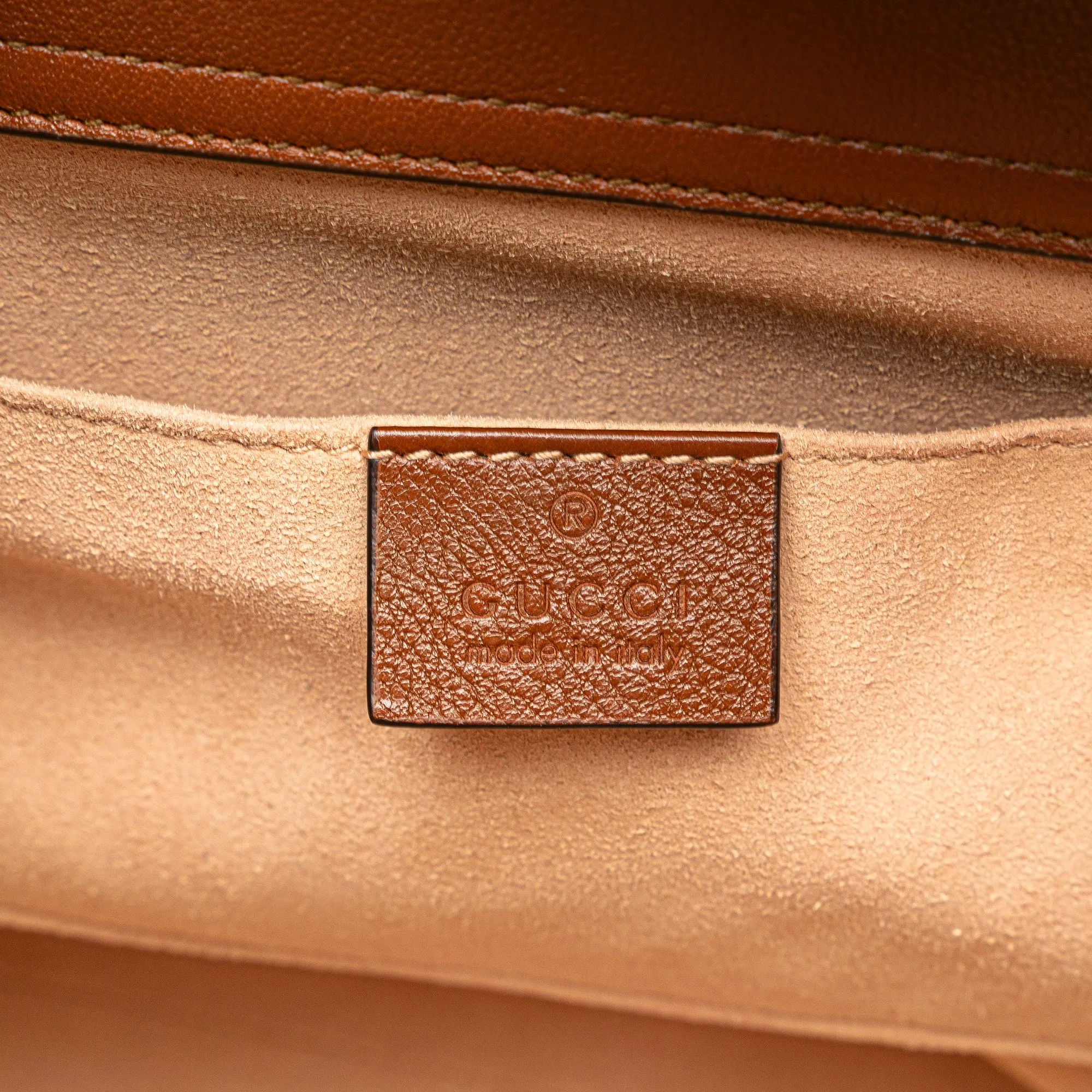 Small Leather Bamboo Diana Satchel