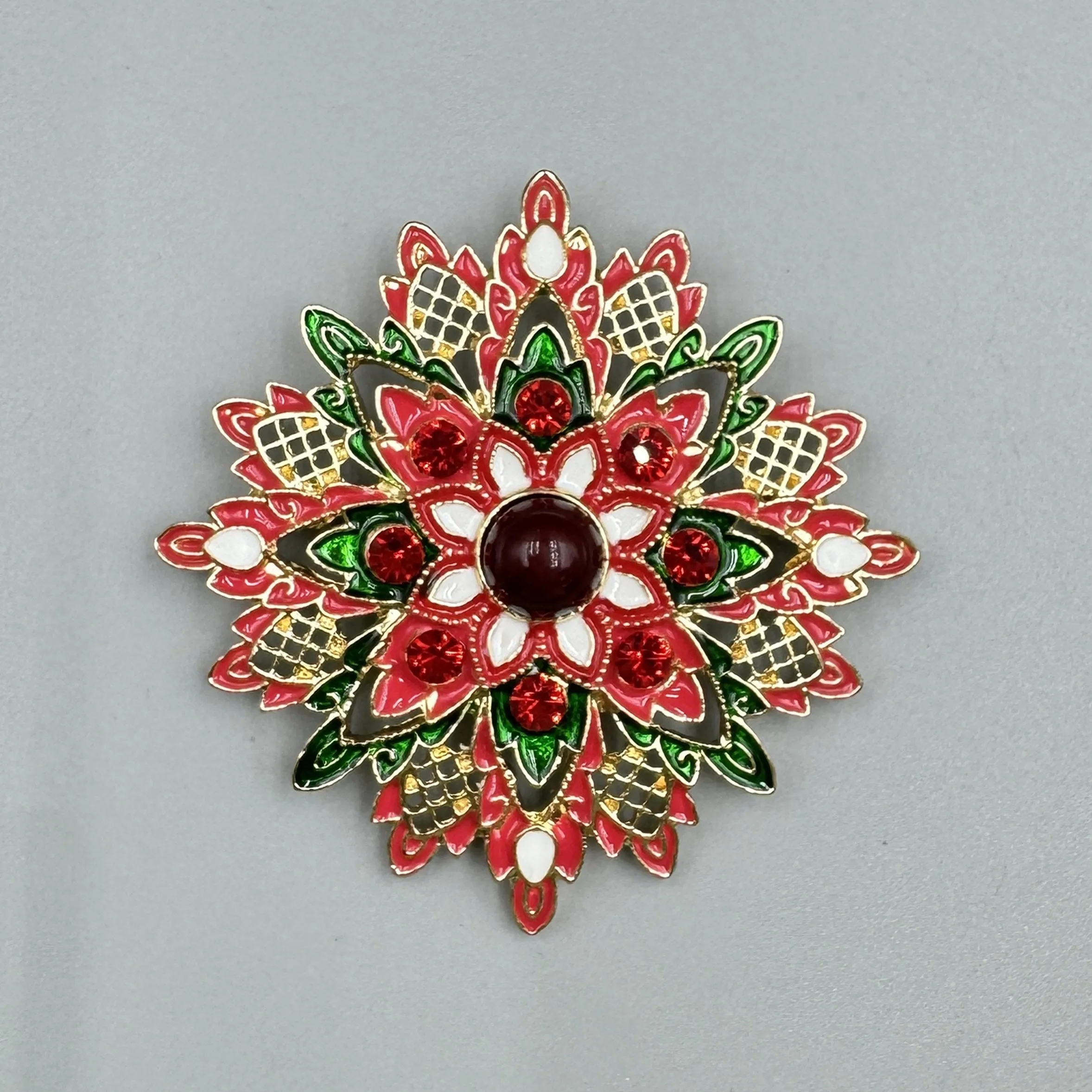 Snowflake Alloy Brooch Pin PA5134