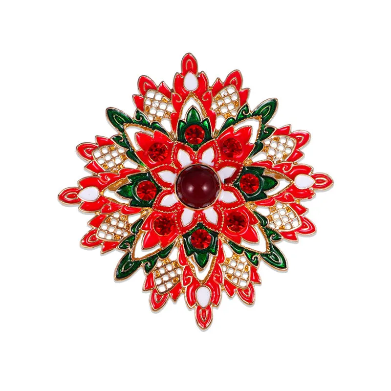 Snowflake Alloy Brooch Pin PA5134