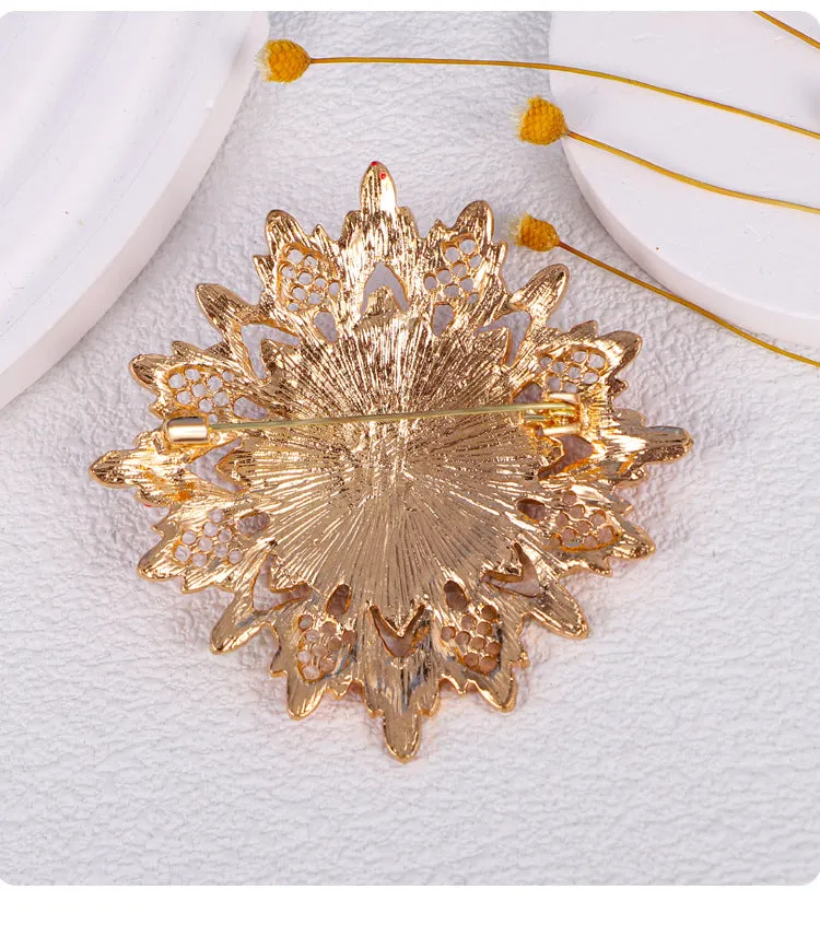 Snowflake Alloy Brooch Pin PA5134