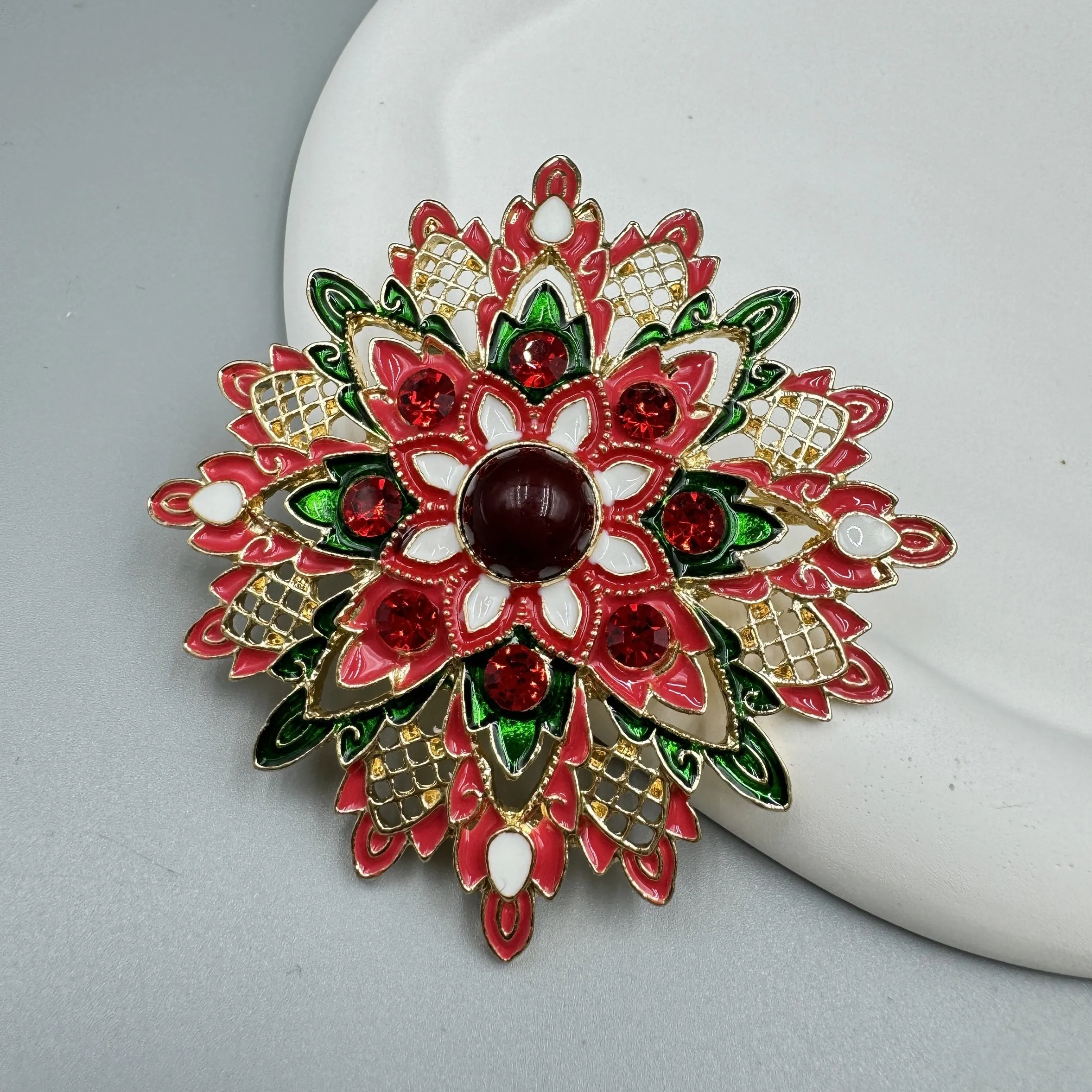 Snowflake Alloy Brooch Pin PA5134