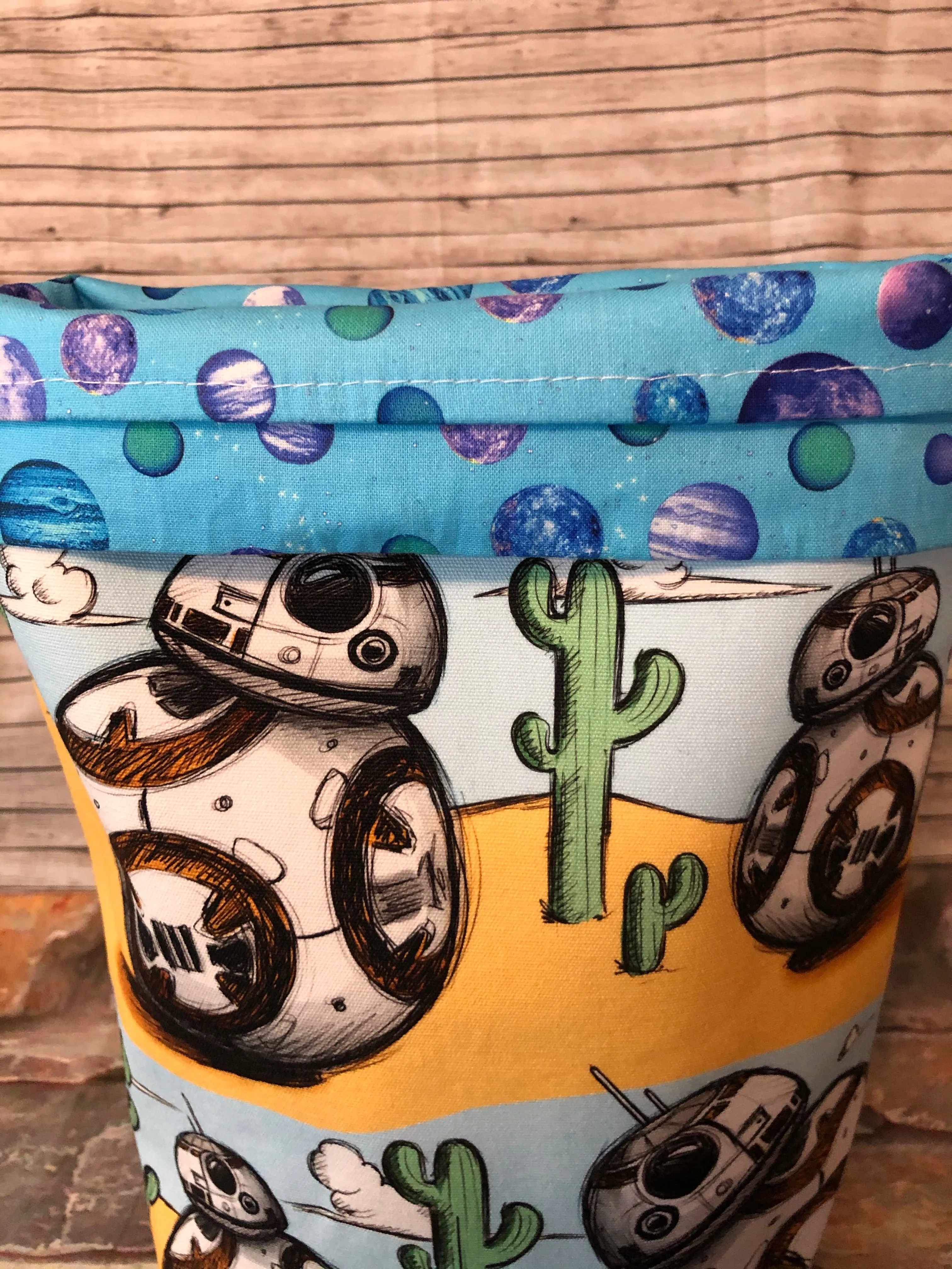 Sock Satchel XL *Custom* - Rolling Bots