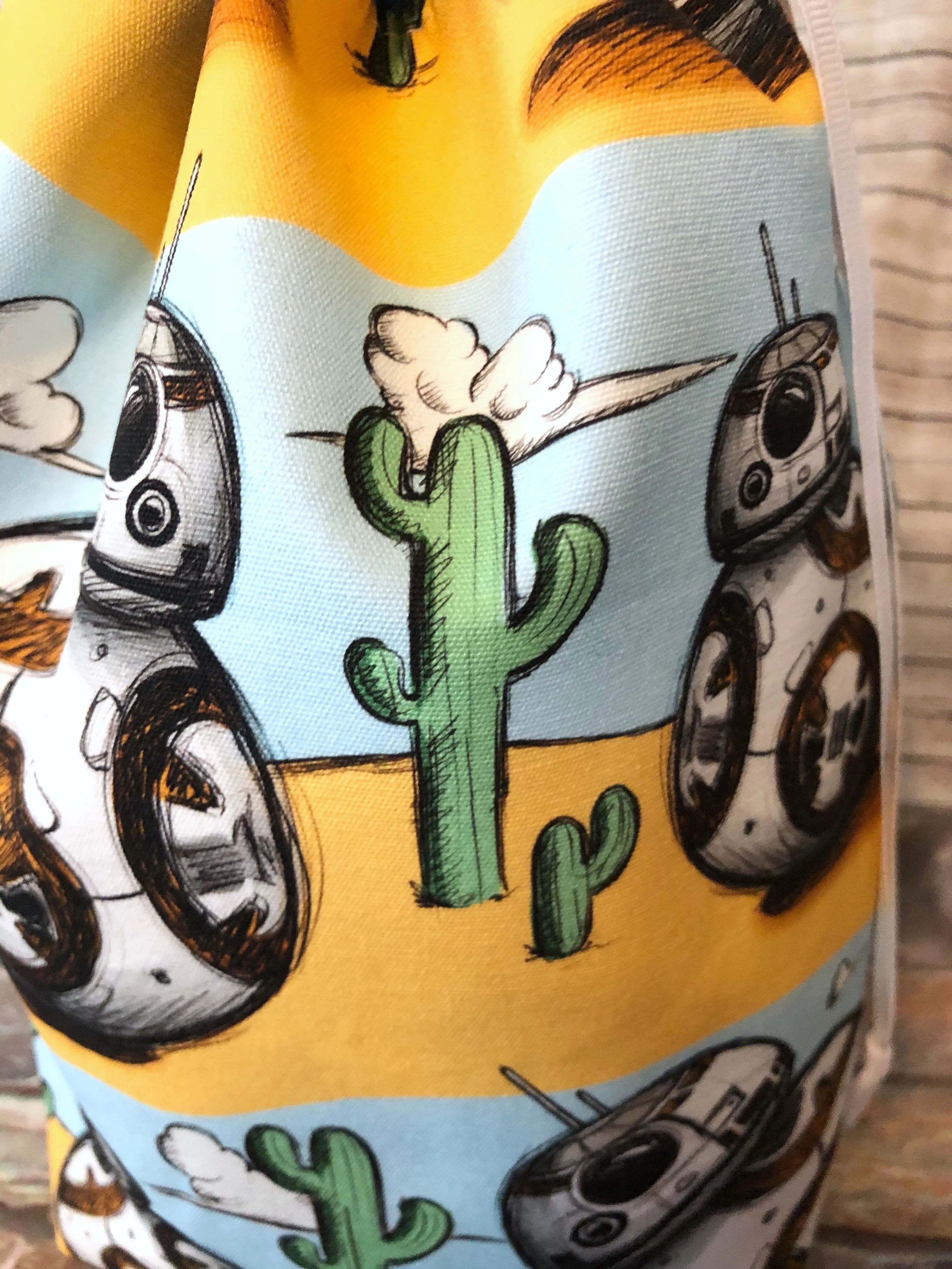Sock Satchel XL *Custom* - Rolling Bots