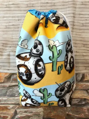 Sock Satchel XL *Custom* - Rolling Bots
